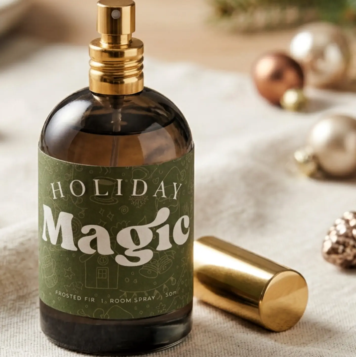 Holiday Magic Room & Linen Spray: Frosted Fir