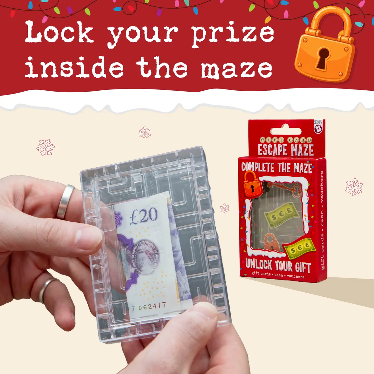 Christmas Gift Card Maze