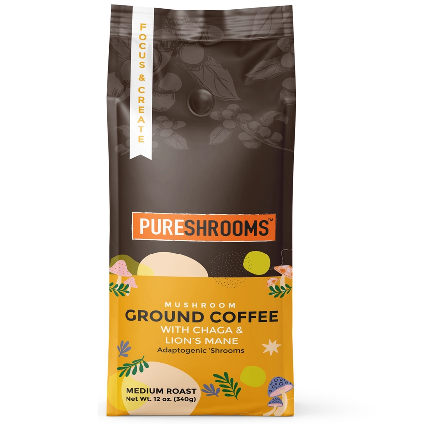 Mushroom Ground Coffee Focus