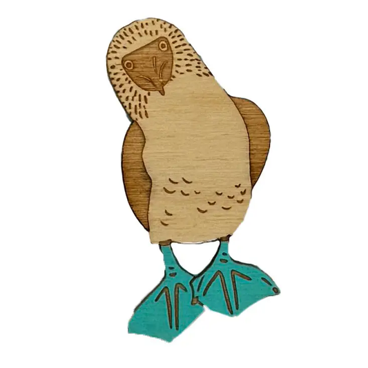 Wooden Bird Magnet