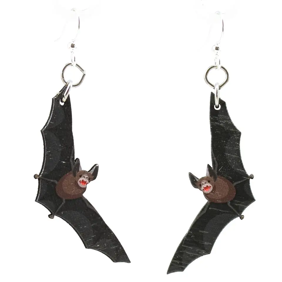 Spooky Bat Earrings