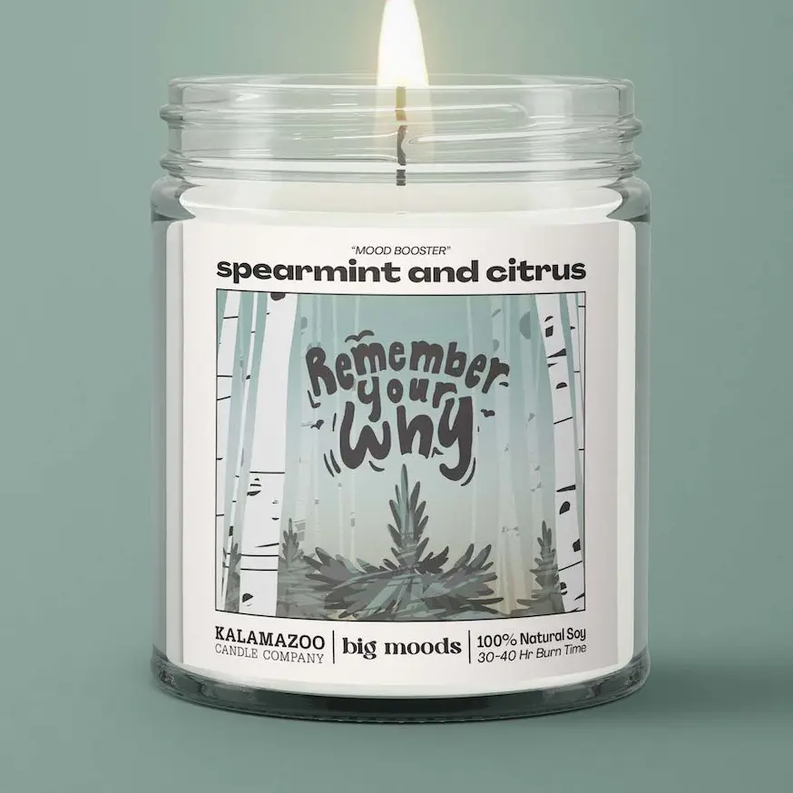 Remember Your Why Spearmint + Citrus Candle