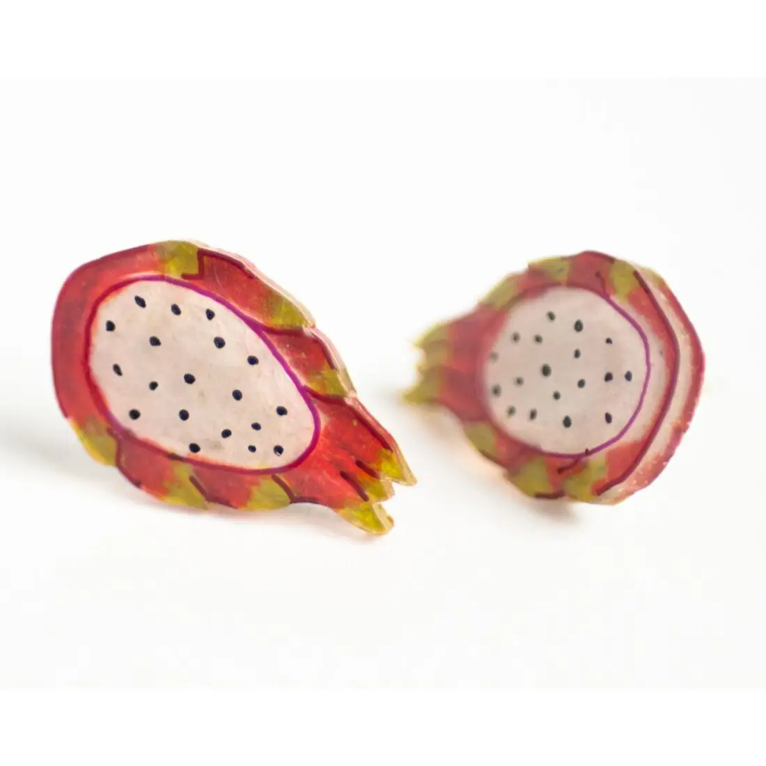 Dragon Fruit Stud Earrings