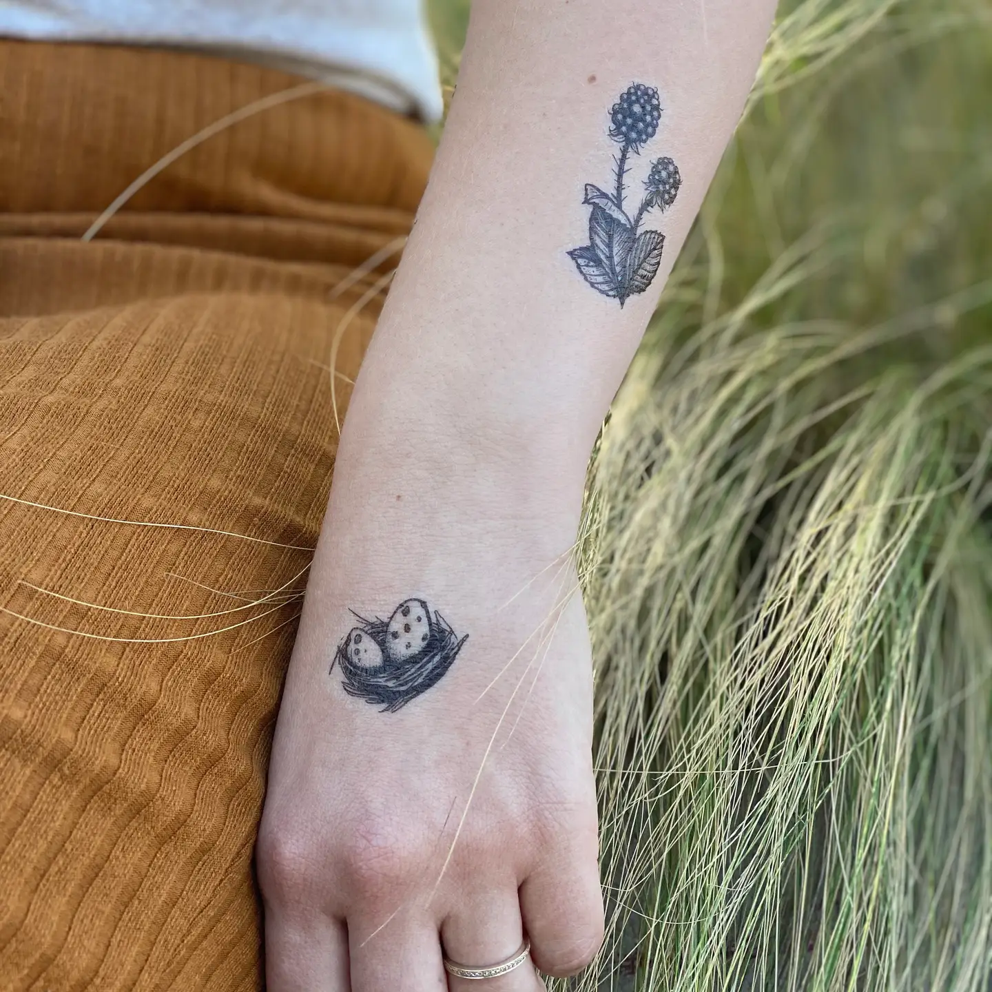 Forest Forage Temporary Tattoo