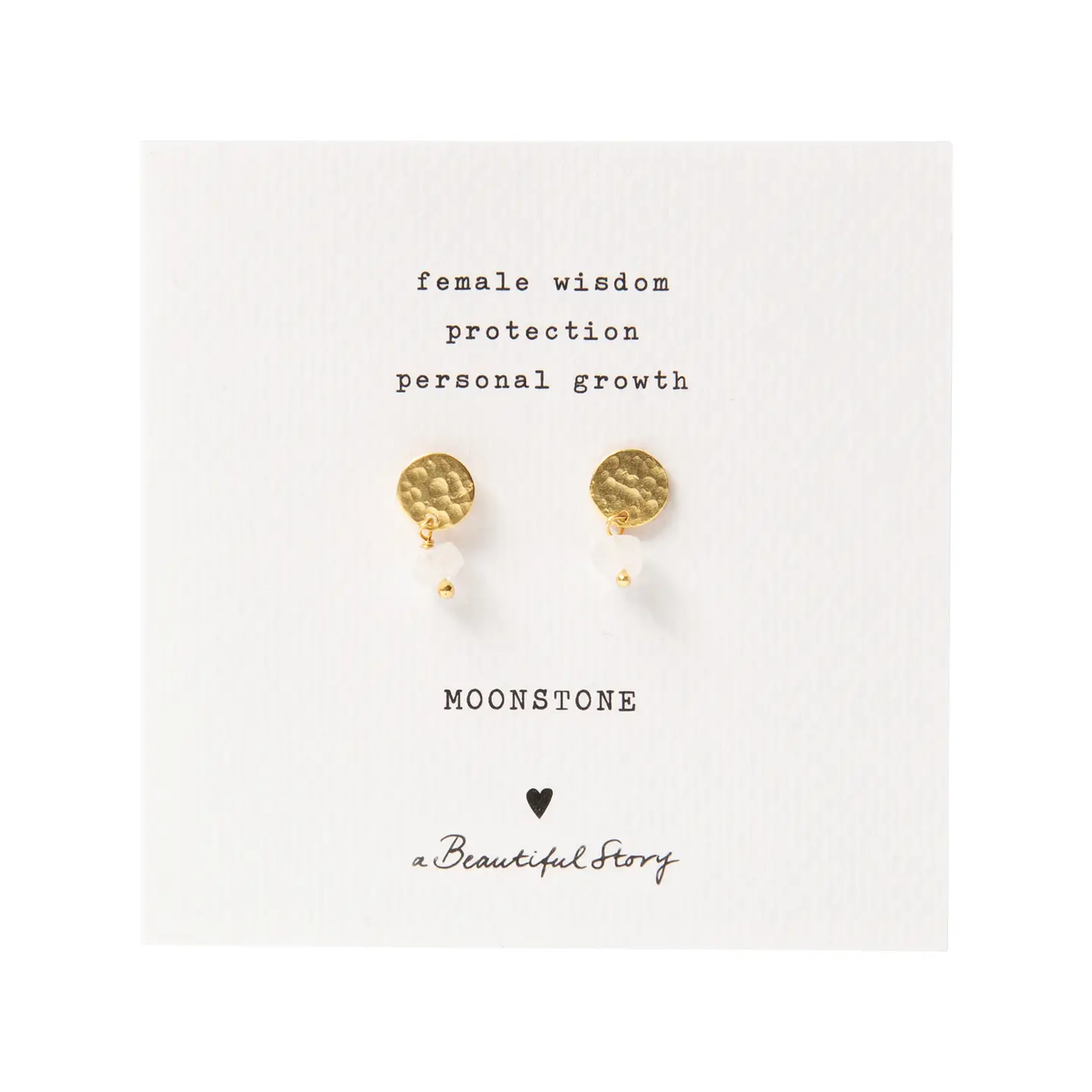 Mini Coin Gemstone Earrings Gold