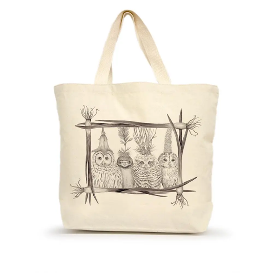 Little Owls Large Tote Bag