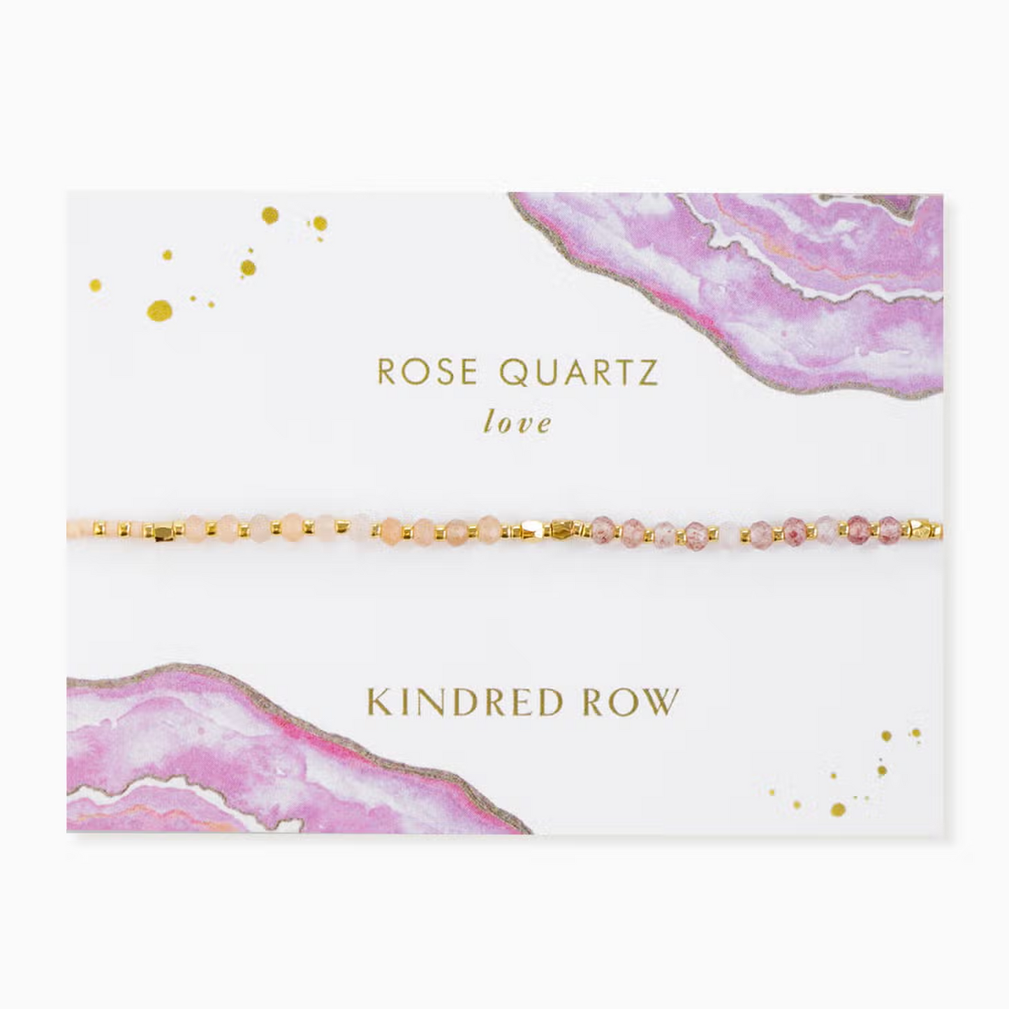 Rose Quartz Stacking Bracelet