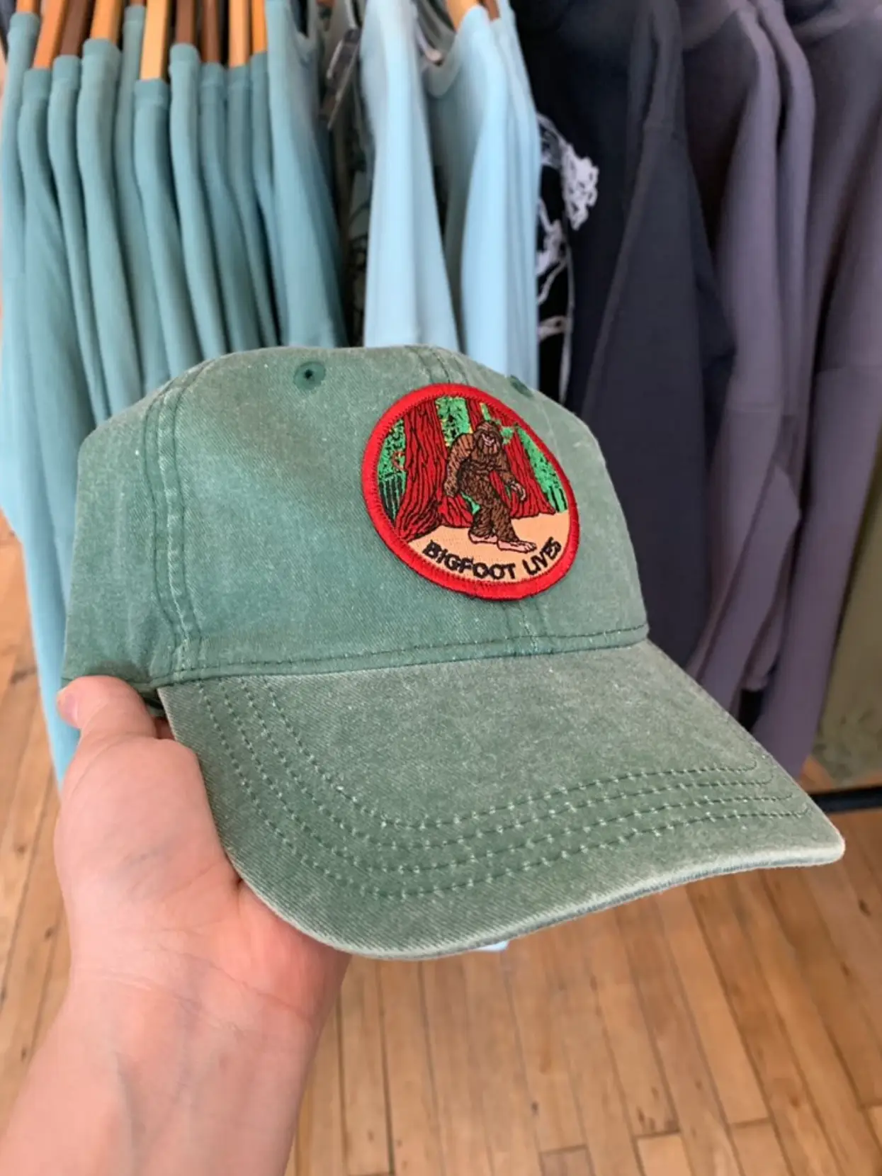 Bigfoot Lives Embroidered Hat