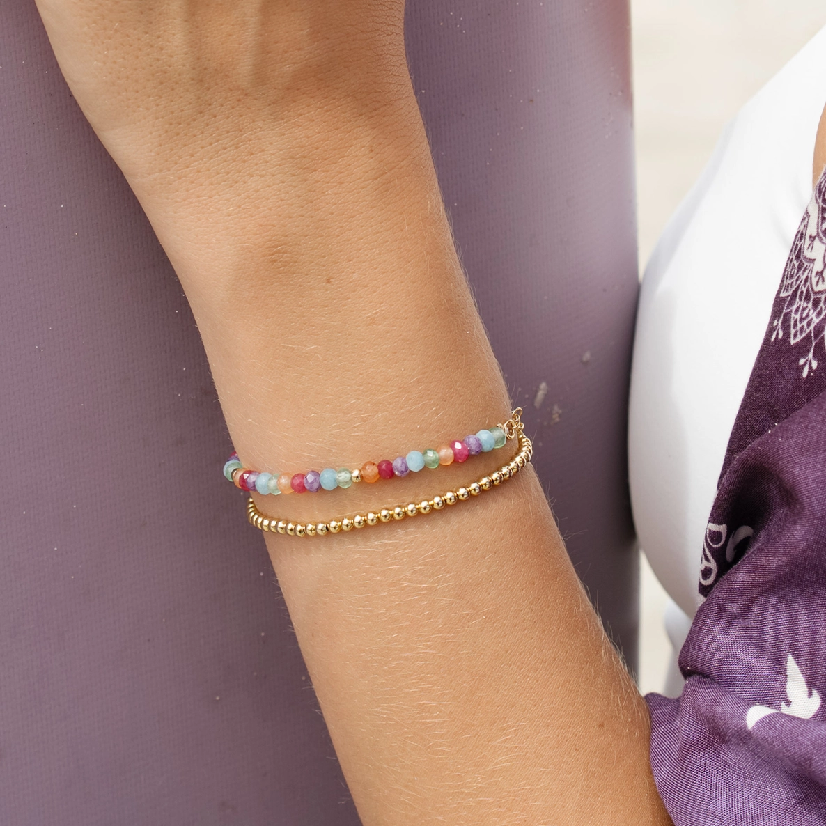 Lucky Charm Healing Beaded Bracelet 3mm