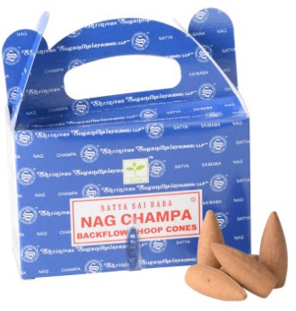 Satya Nag Champa Backflow Incense Cones