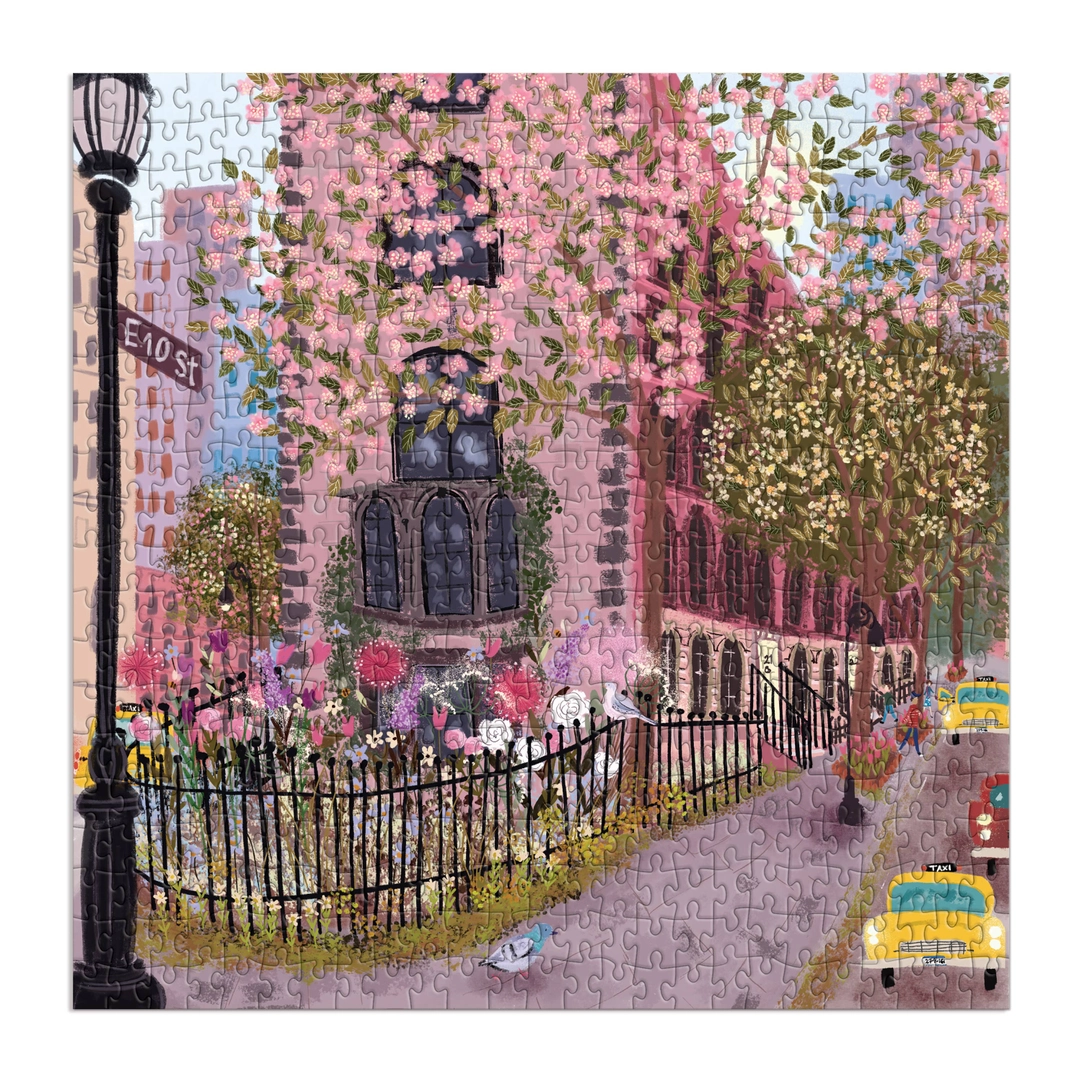 Blooming Streets Puzzle 500pc