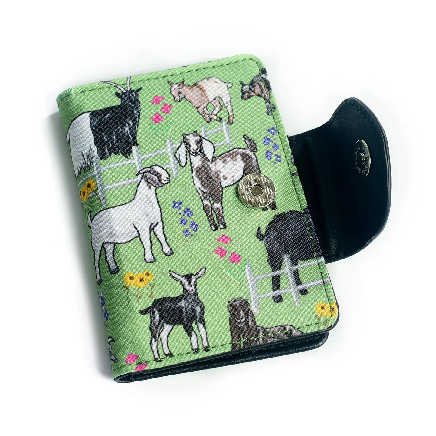 Greener Pastures Goats Snap Wallet