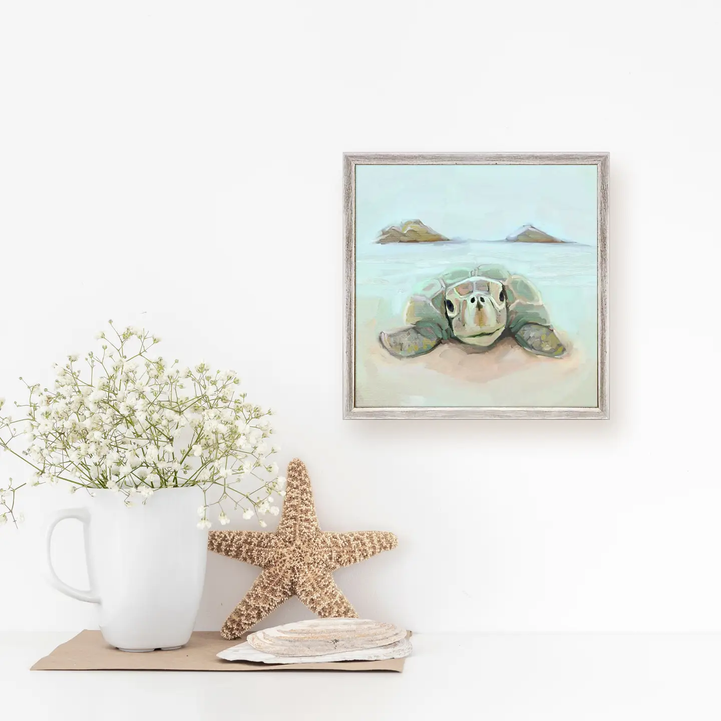 Mokulua Turtle Mini Canvas