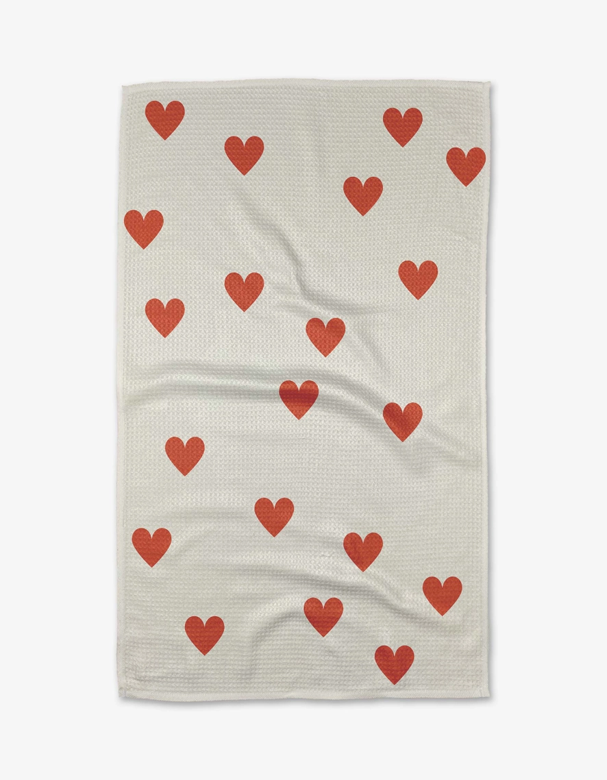 Geometry Tea Towel: Simple Love