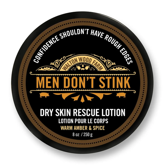 Men Don't Stink Dry Skin Rescue Lotion