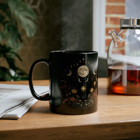 Moon Among Wildflowers Mug