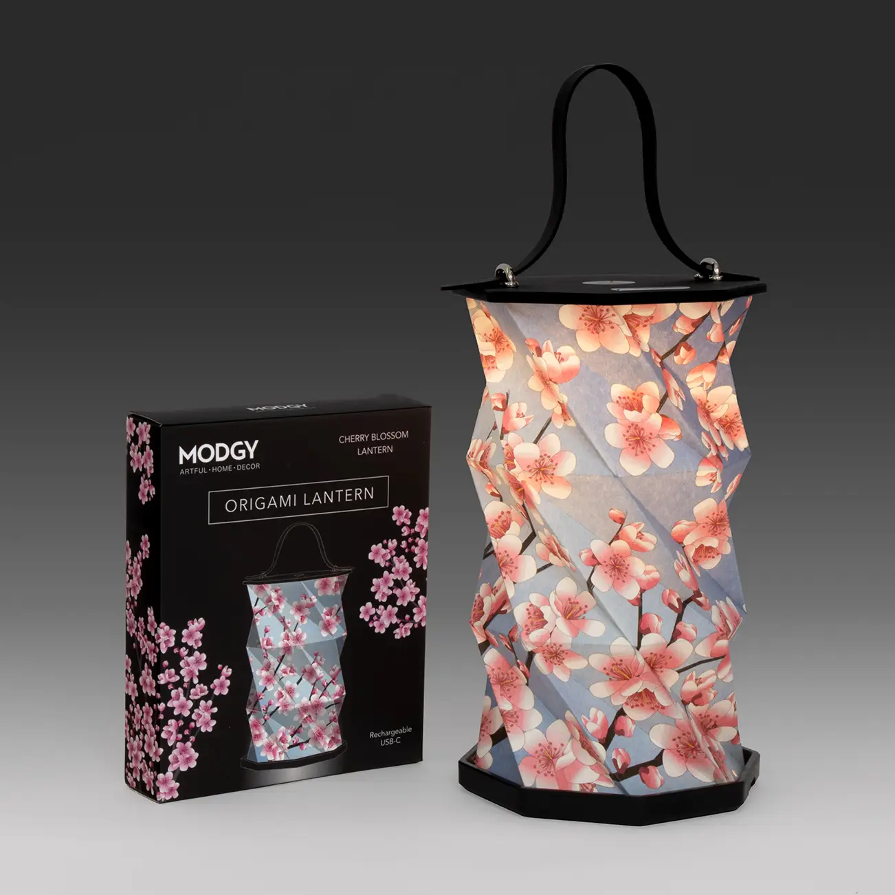 Rechargeable Origami Lantern – Weeds