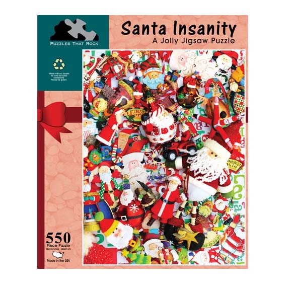 Santa Insanity Christmas Puzzle
