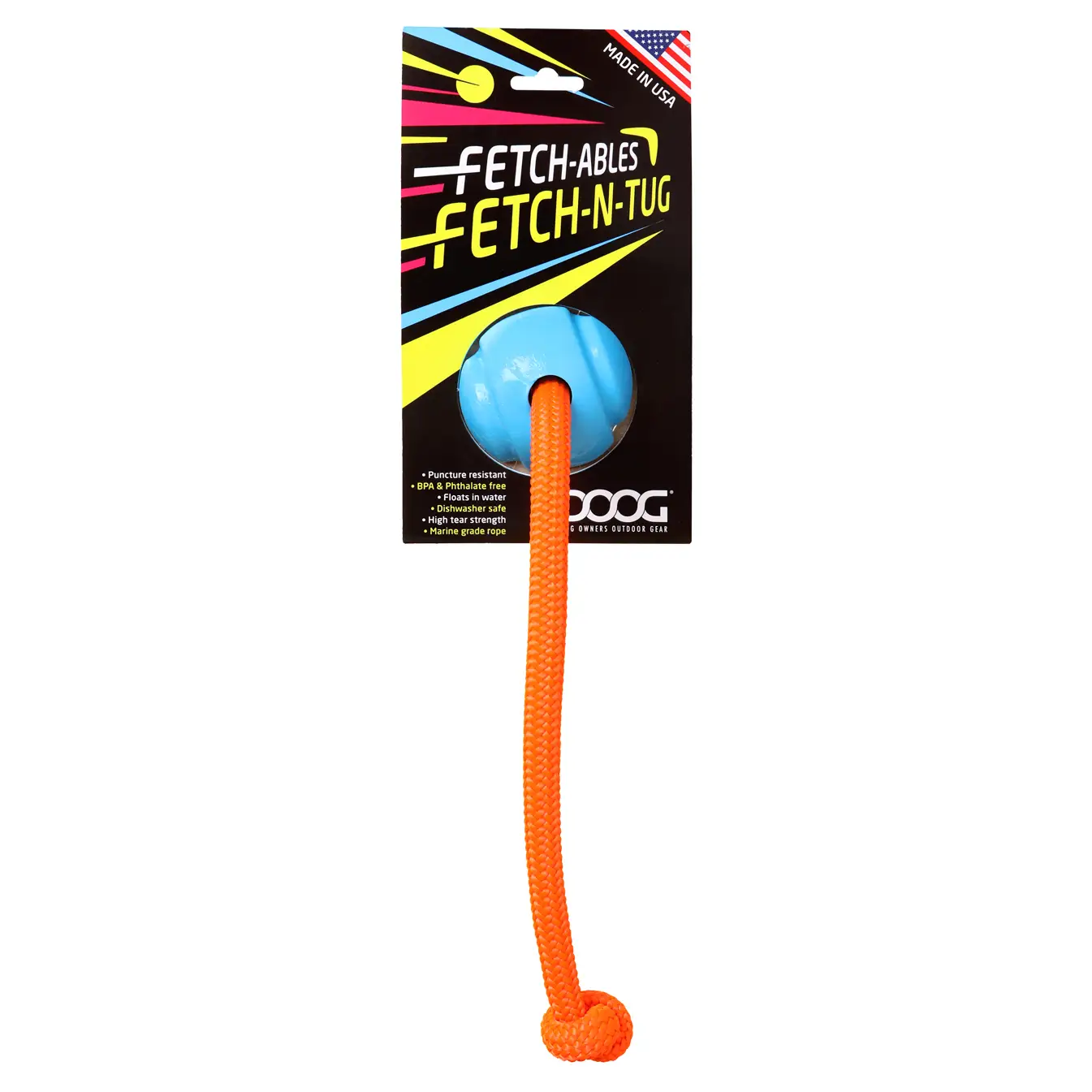 Fetch-N-Tug Ball & Rope Toy