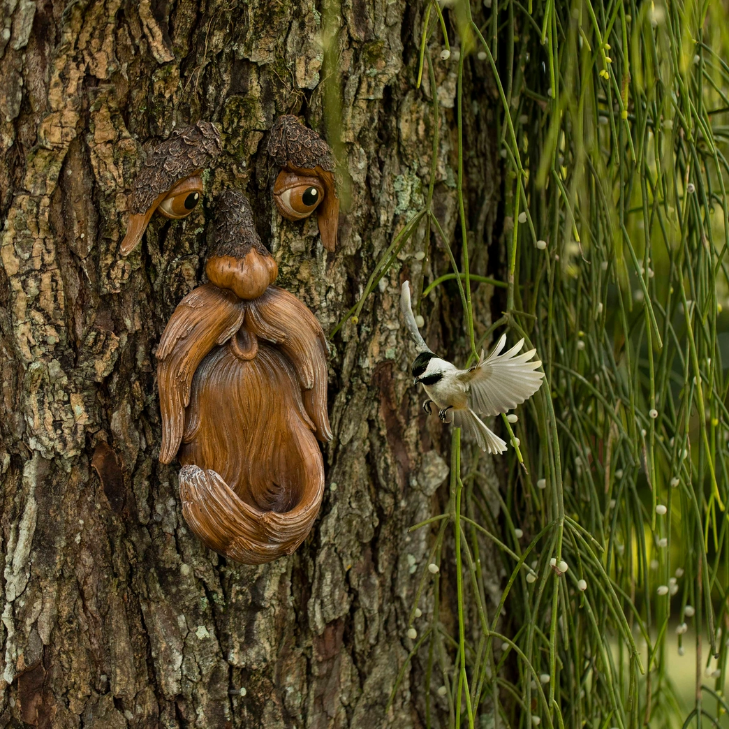 Tree Face Tree Decor