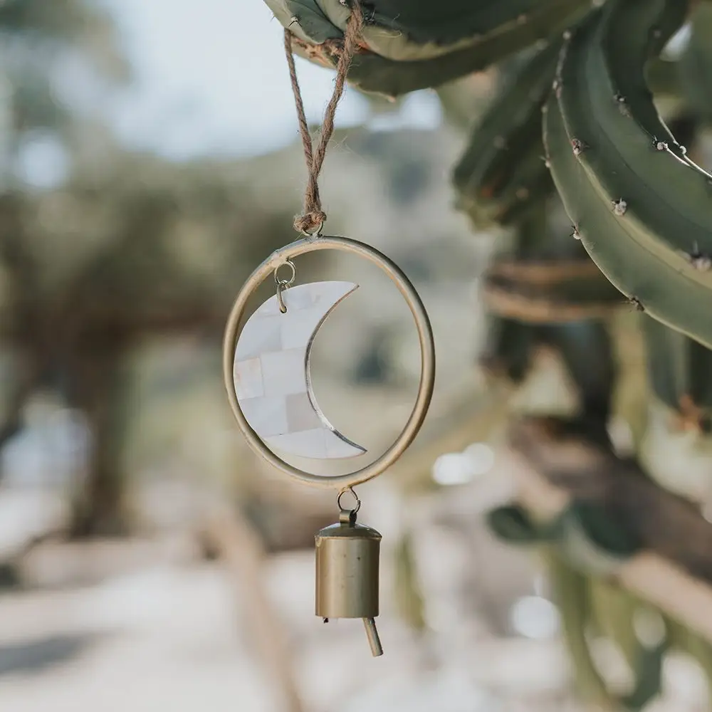 Chayana Small Moon Mother of Pearl Wind Chime