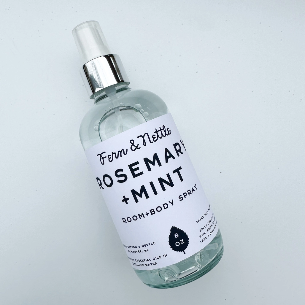 Rosemary & Mint Spray Glass