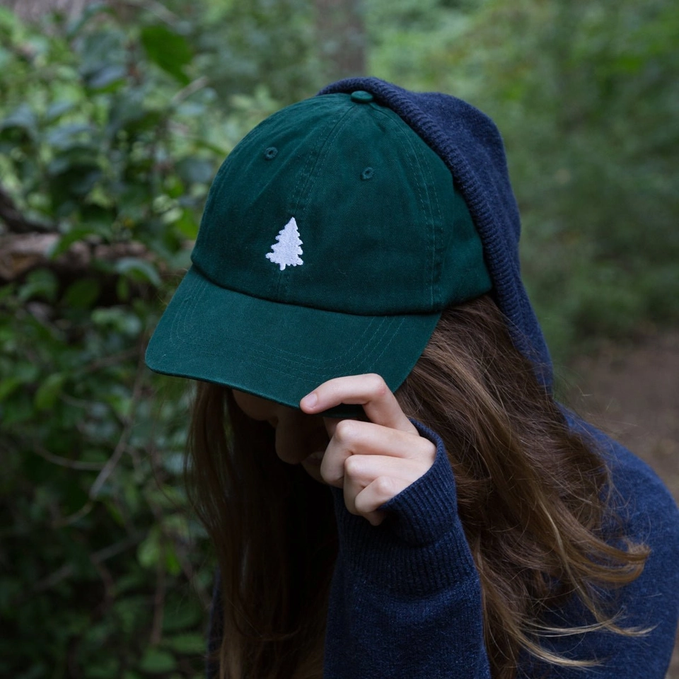 White Fir Baseball Hat