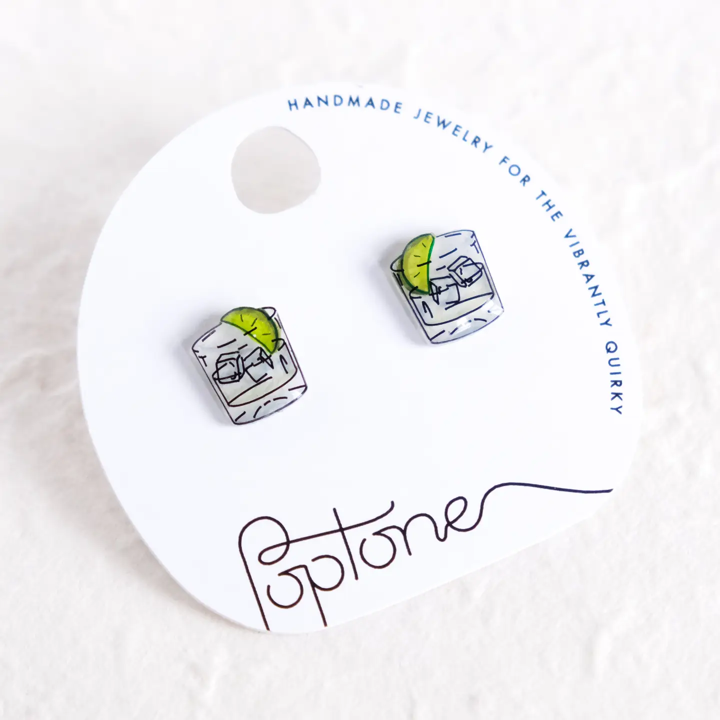 Tequila On the Rocks Stud Earrings