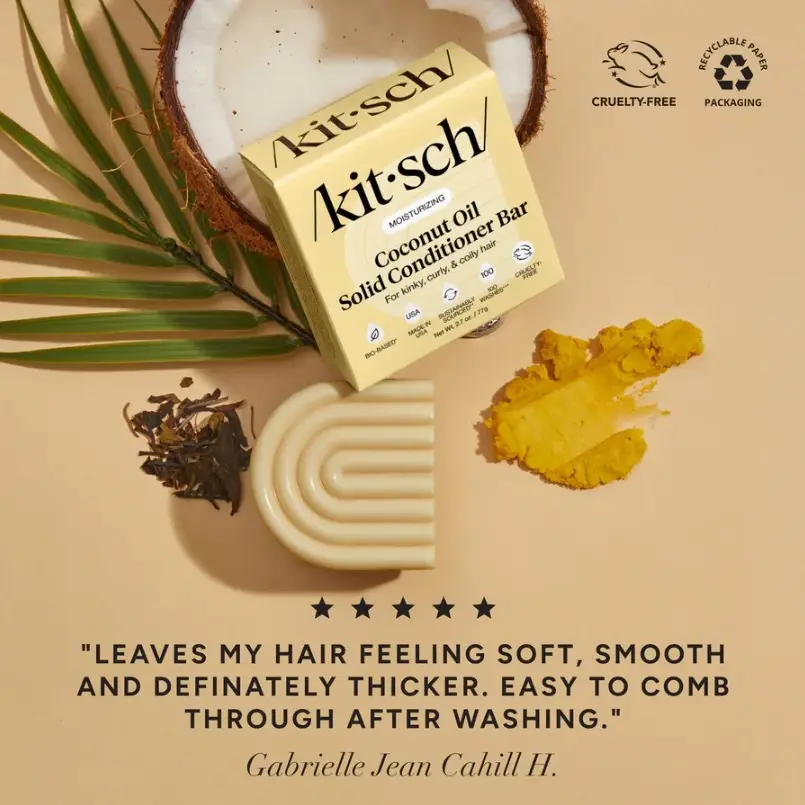 Solid Conditioner Bar: Coconut Oil
