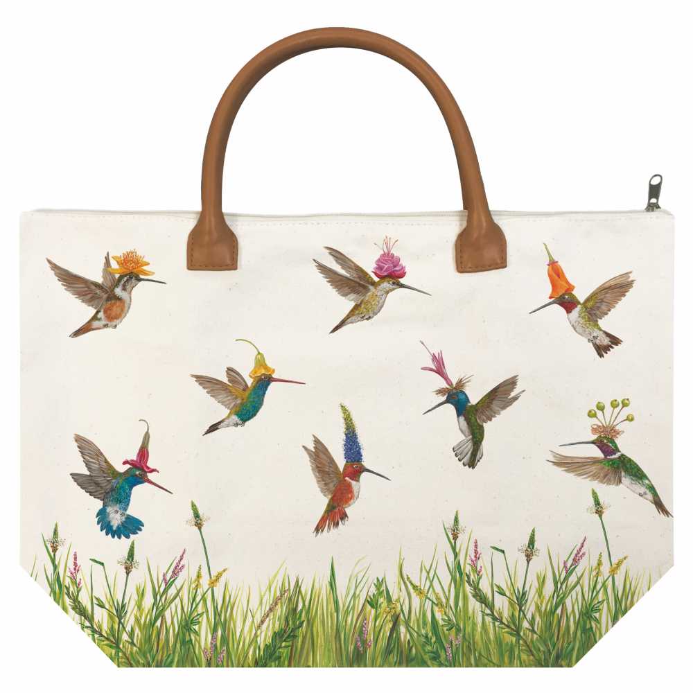 Canvas Tote Bag Meadow Buzz