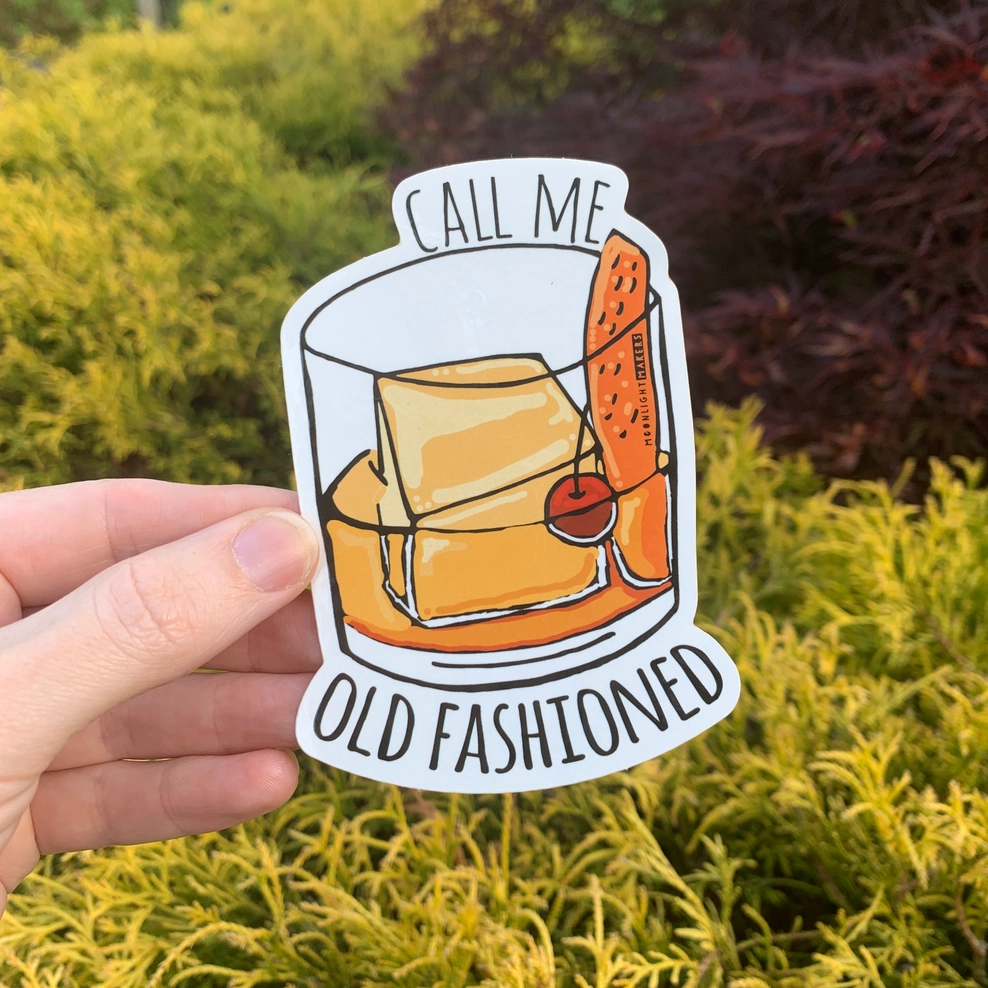 Call Me Old Fashioned Sticker