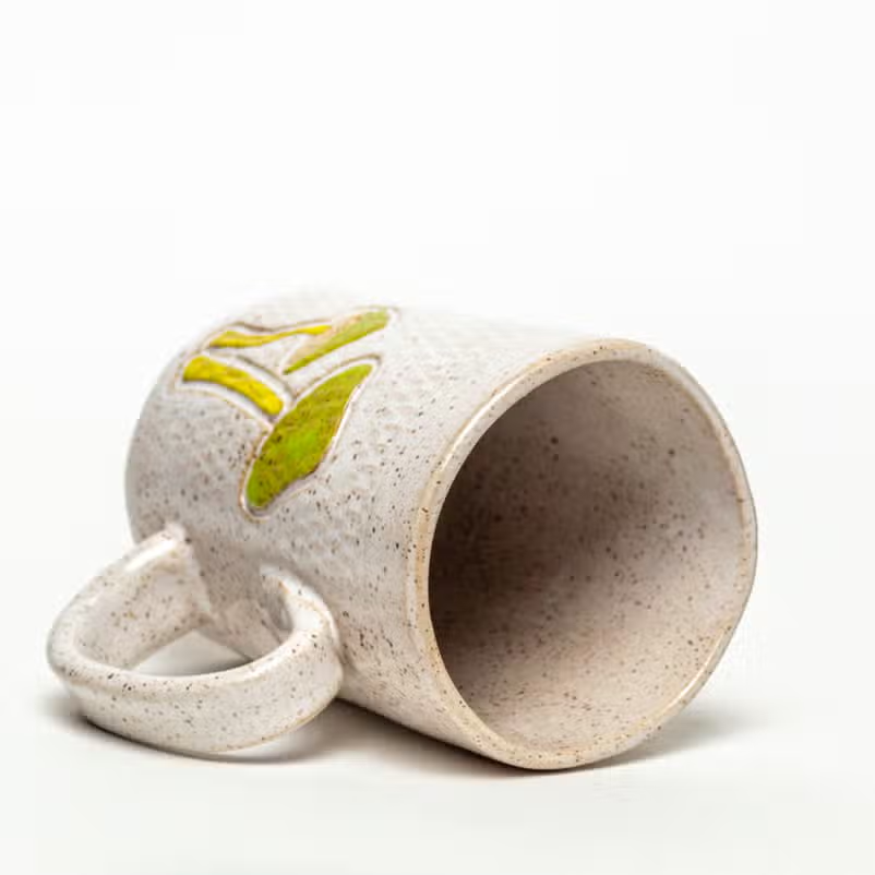 Parrot Mushroom Ceramic Mug