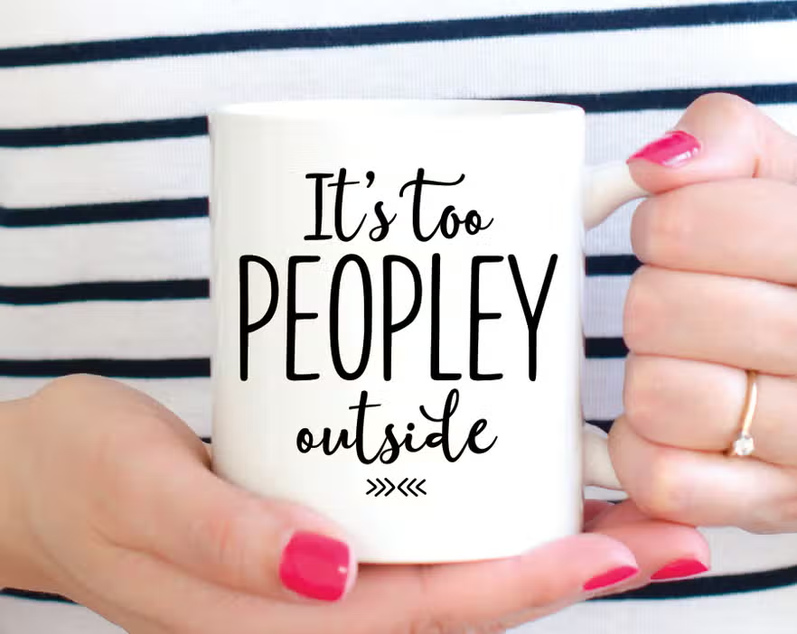 Too Peoplely Outside Mug