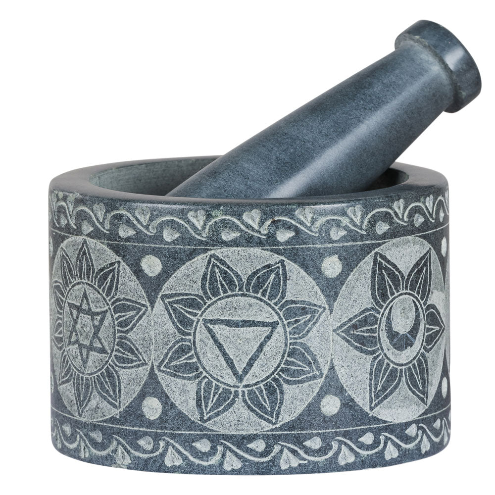 Chakra Mortar and Pestle