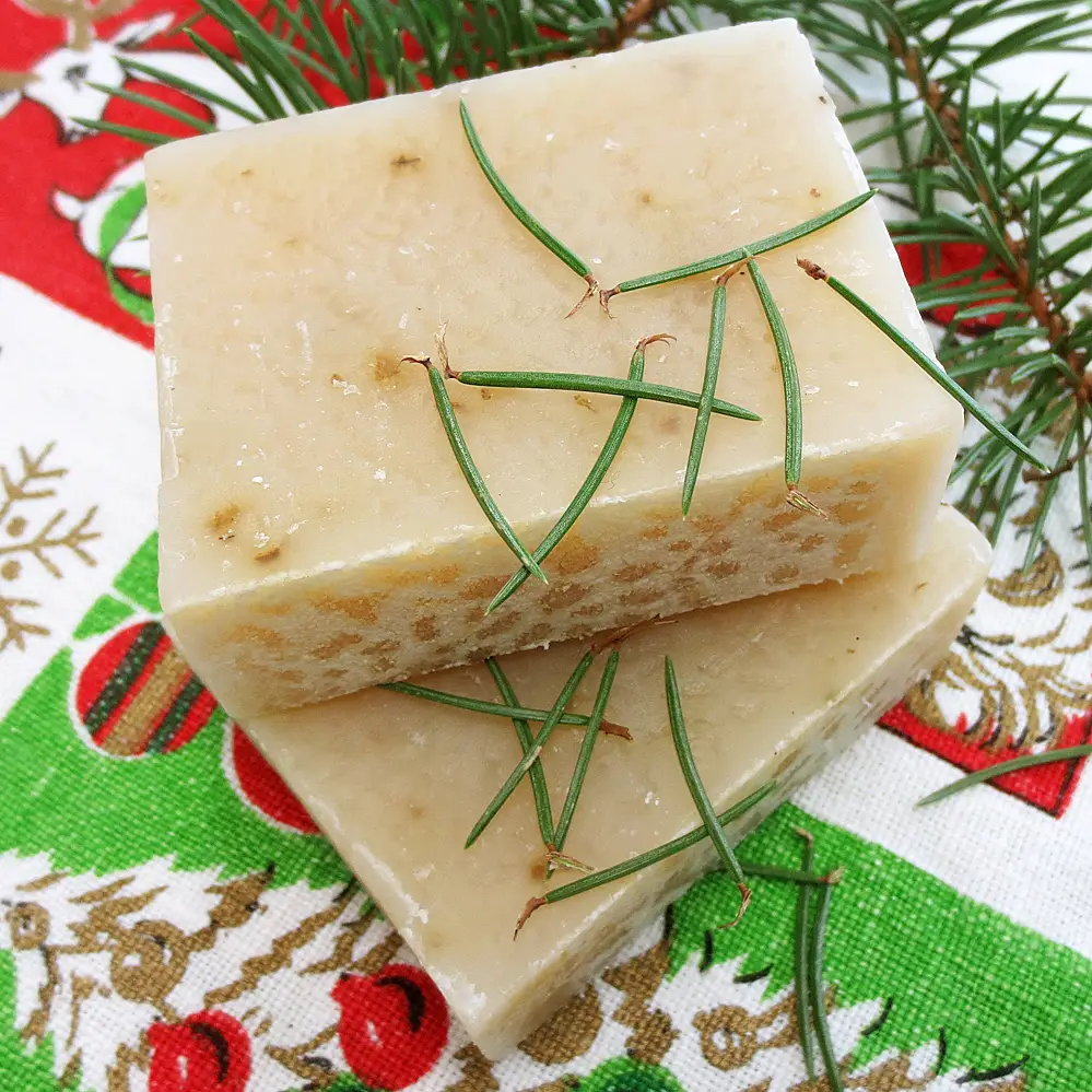 Holiday Tree Natural Handmade Bar Soap