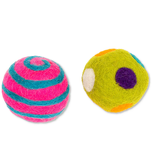 Wool Cat Toys Ball Set
