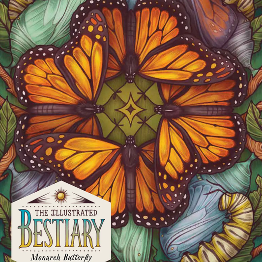 Illustrated Bestiary Monarch Butterfly Puzzle