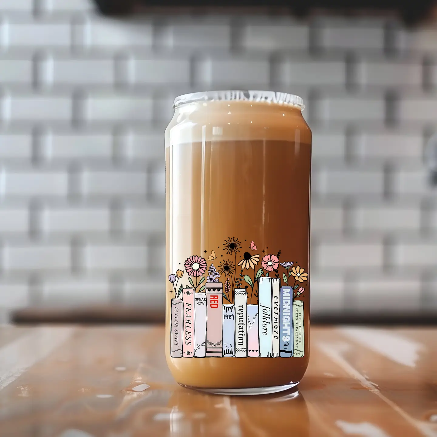 Taylor Swift Eras Iced Coffee Glass