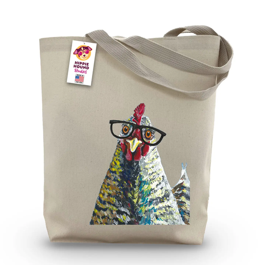 Chicken Cusseted Tote Bag