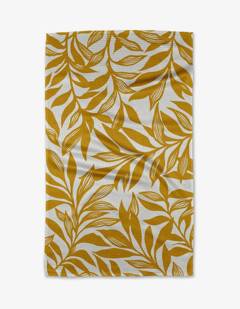 Geometry Tea Towel: Saffron