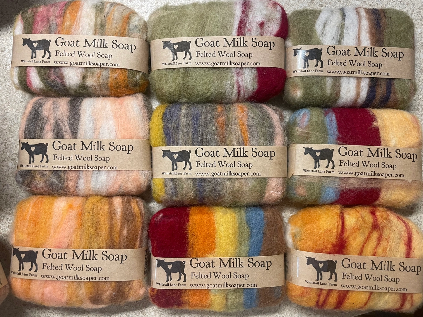 Felted Goat Milk Soap