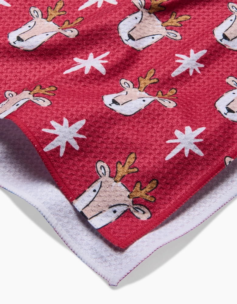 Geometry Tea Towel: Reindeer Star