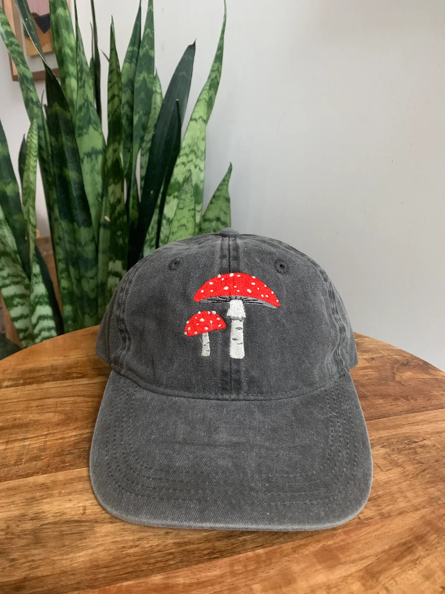 Amanita Mushroom Embroidered Hat