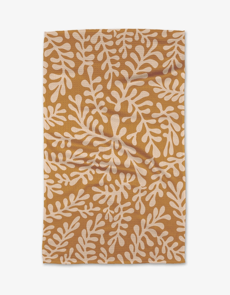 Geometry Tea Towel: Golden Fall