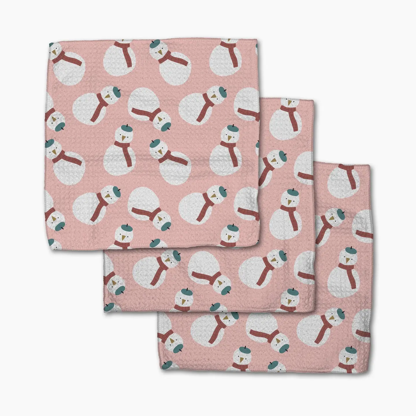 Geometry Dishcloth Pack: Snowman