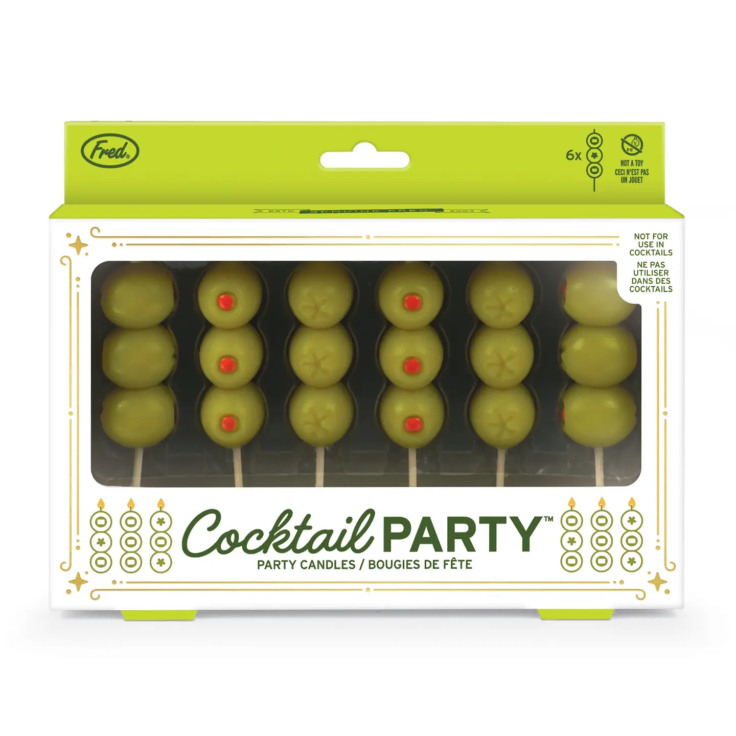 Cocktail Party Olive Candles