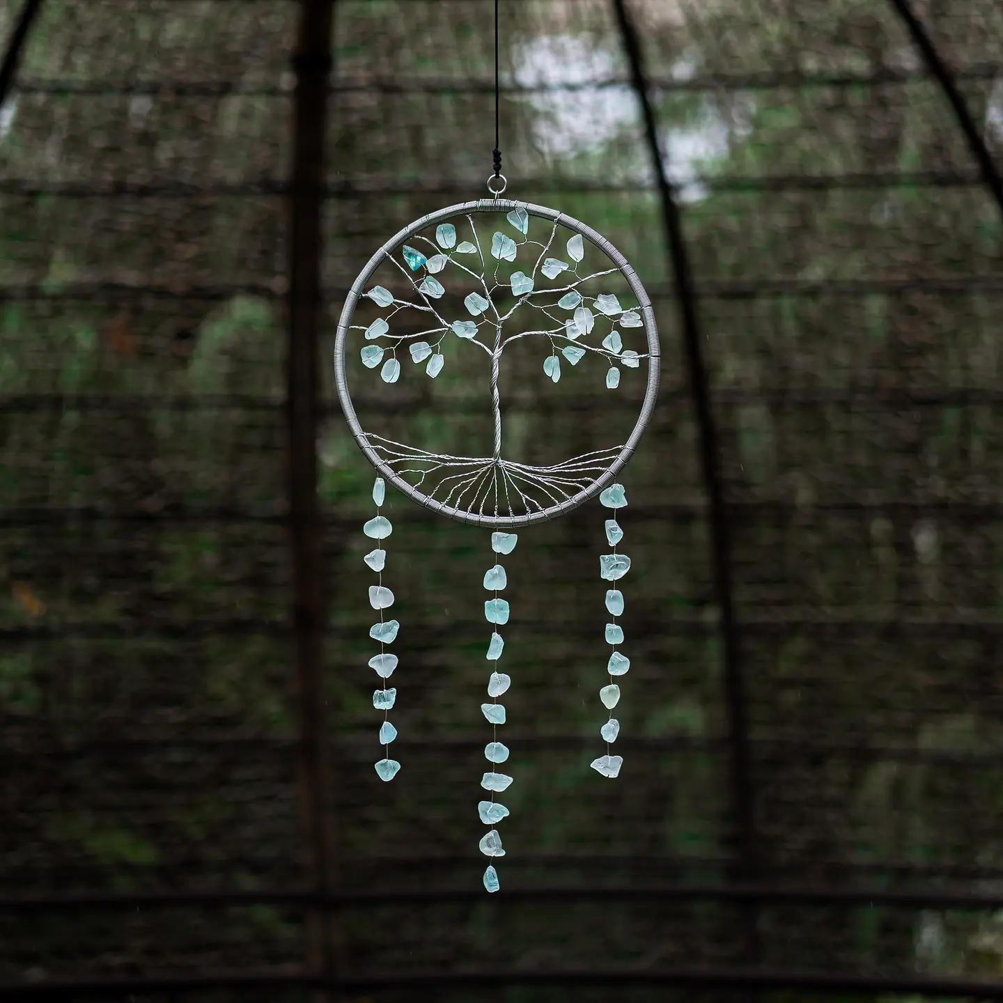 Recycled Glass Tree of Life 40"