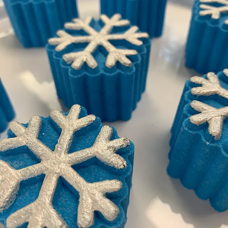 Mini Snowflake Bath Bomb