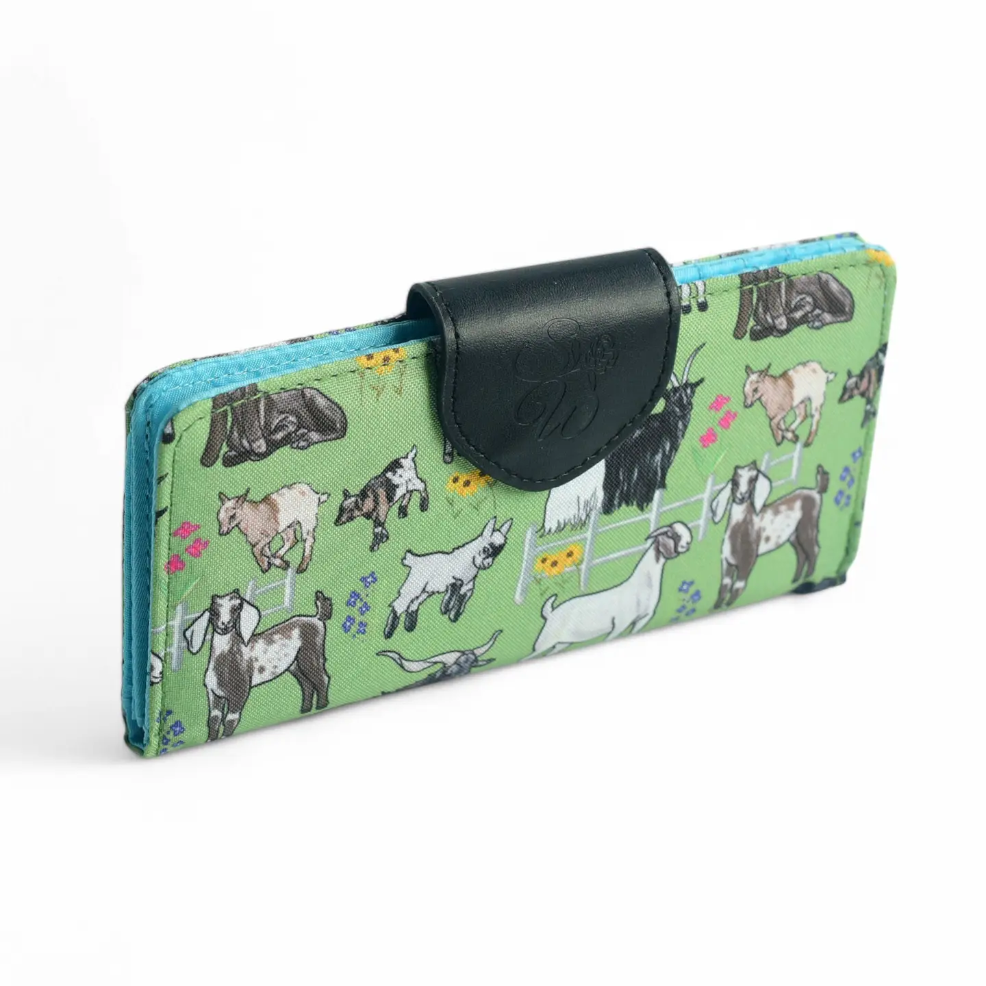 Greener Pastures Goats Long Wallet