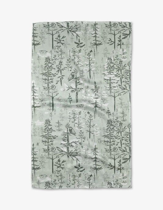Geometry Tea Towel: Boreal Forest